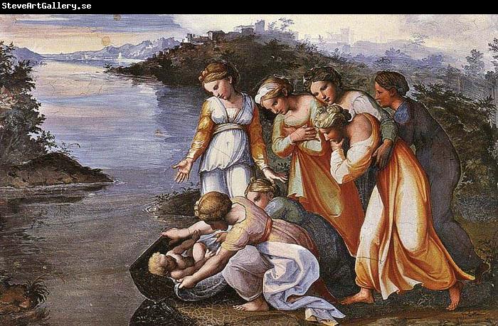 RAFFAELLO Sanzio Moses Saved from the Water